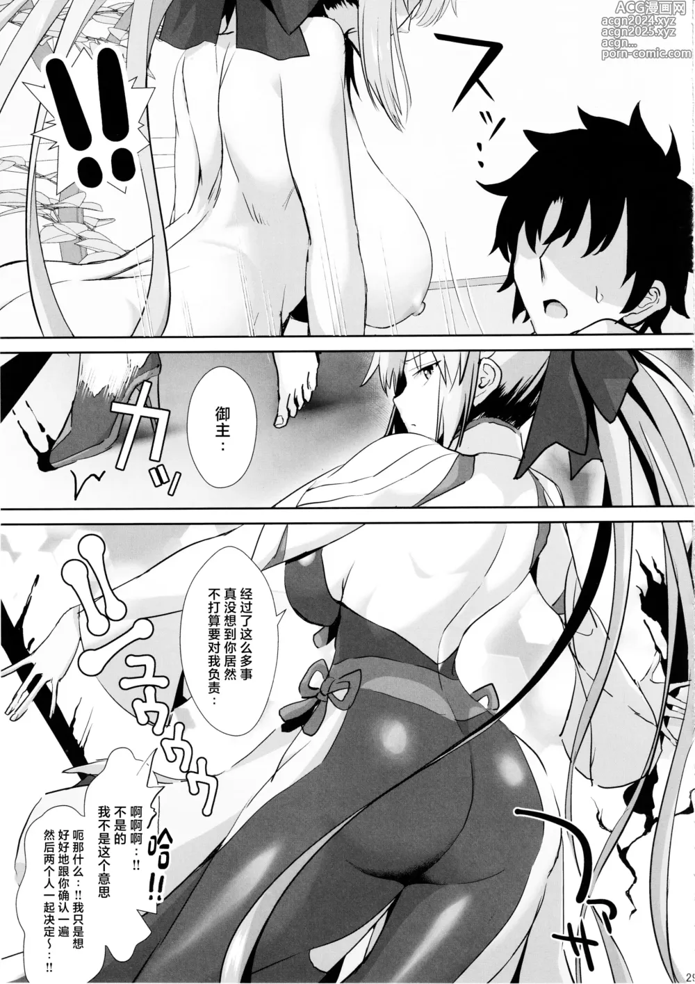 Page 28 of doujinshi Otto wa Dare ni mo Watashimasen