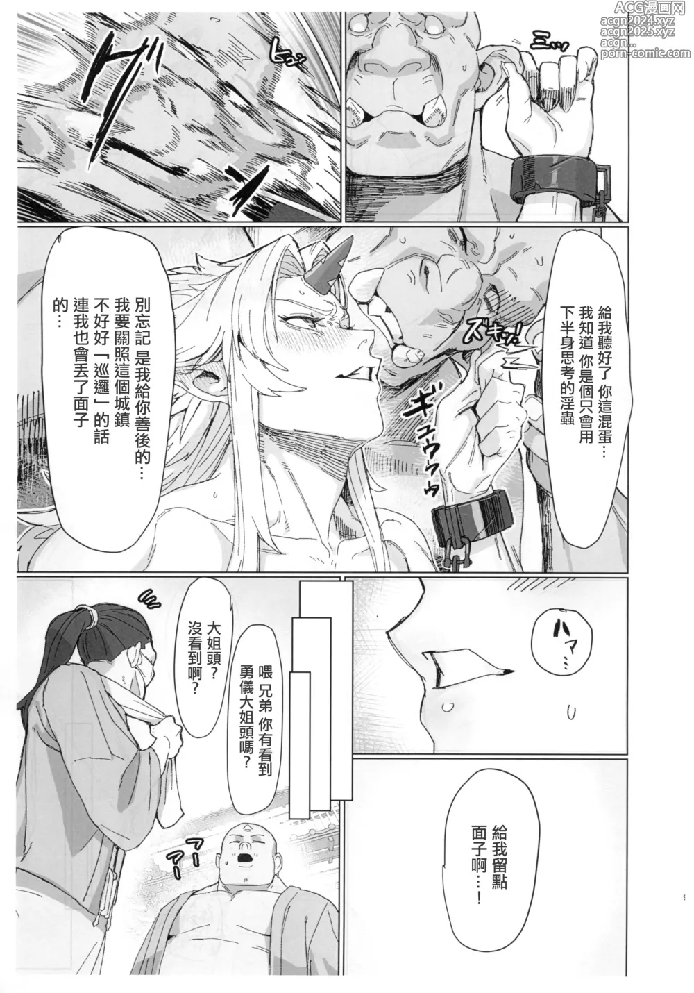 Page 9 of doujinshi 勇儀大姐頭和獸人激情纏綿2