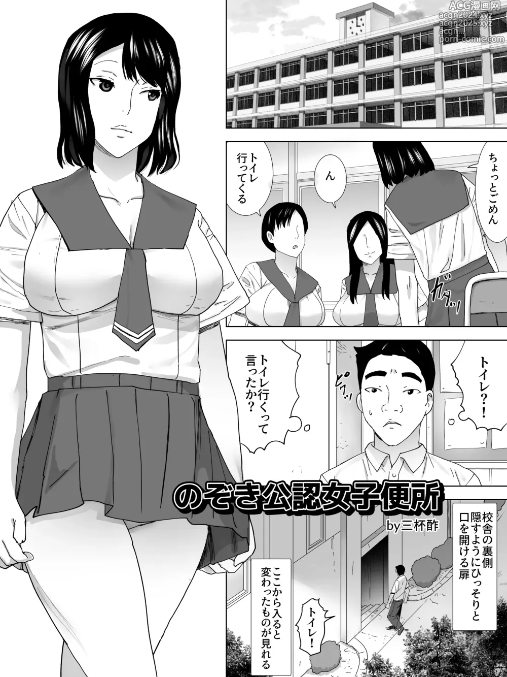 Page 2 of doujinshi Nozoki Kounin Joshi Benjo