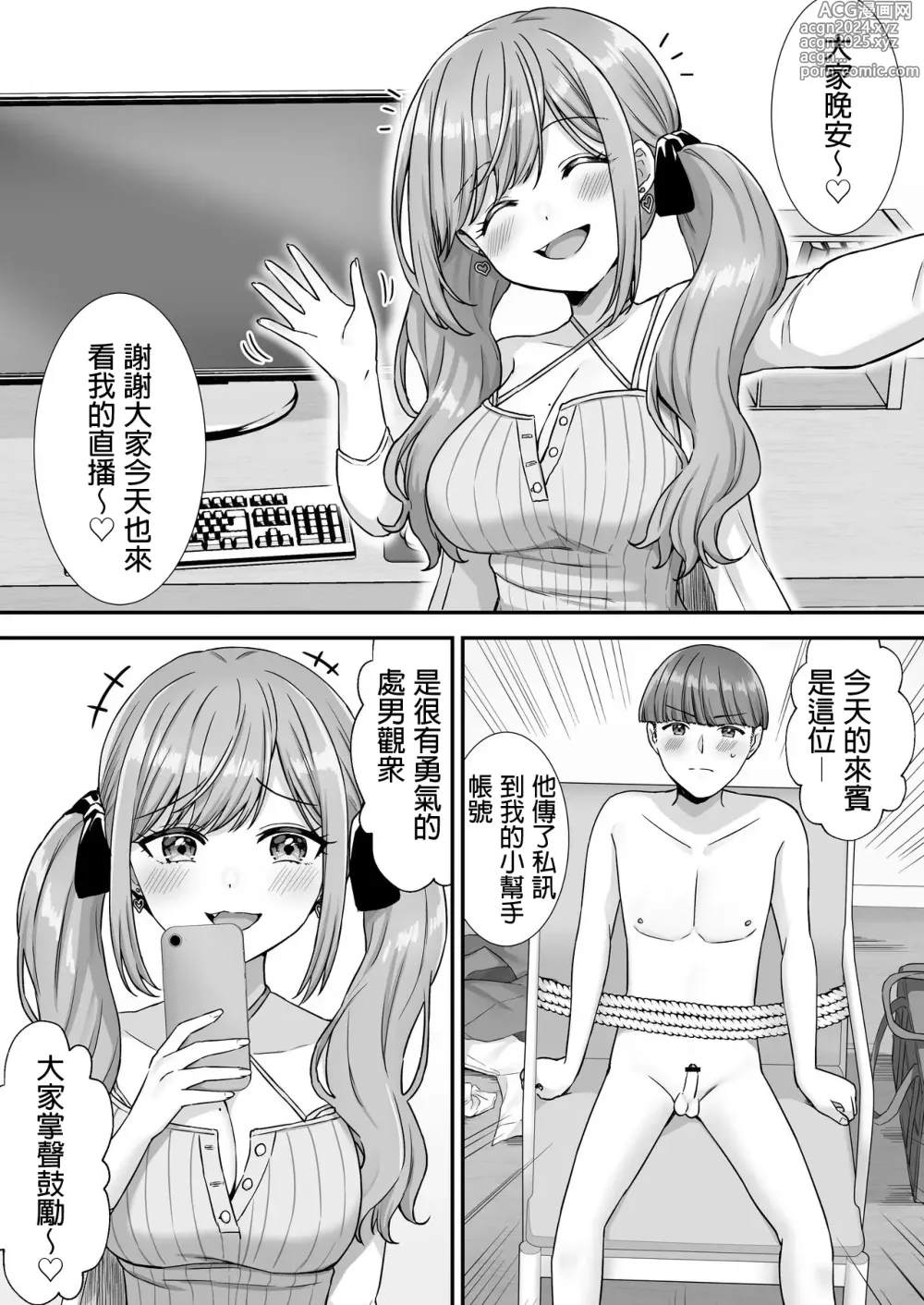 Page 2 of doujinshi Nasakenai Tegoki Shasei Saserareru Haishin