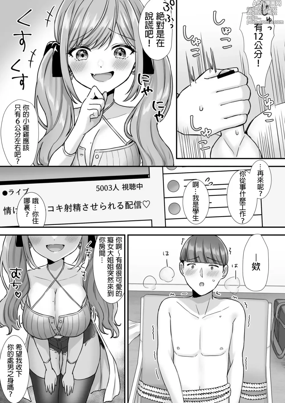 Page 6 of doujinshi Nasakenai Tegoki Shasei Saserareru Haishin