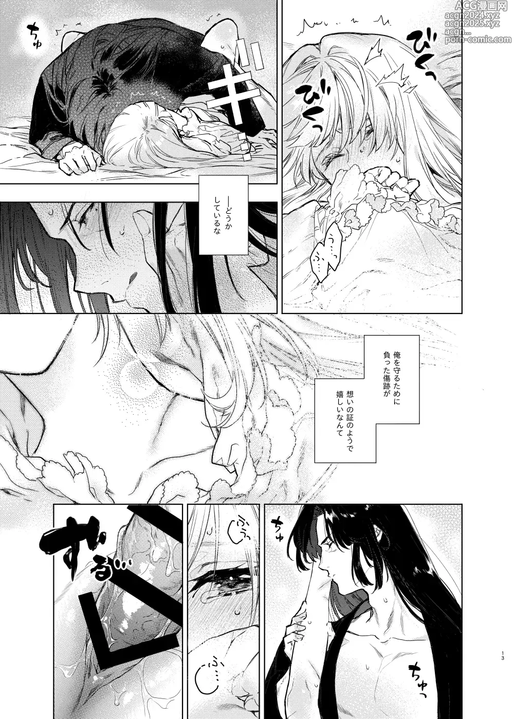 Page 14 of doujinshi Scars of love