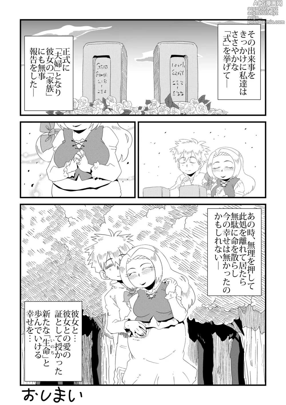 Page 36 of doujinshi Under The Dragons Fear -Ryuu Taiji no Katawara de-