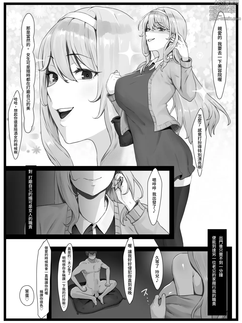 Page 28 of doujinshi 嘗試遨請欲求不滿的金髮人妻後輕而易舉的讓她為雞雞墮落