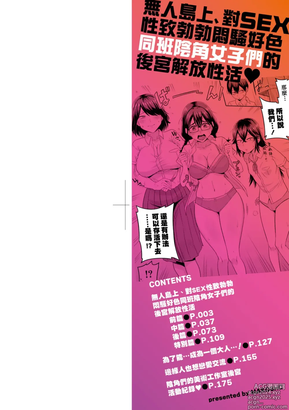 Page 3 of manga Mujintou de, SEX ni Kyoumi Shinshin na Dosukebe InCha Joshi-tachi to Harem Life (decensored)