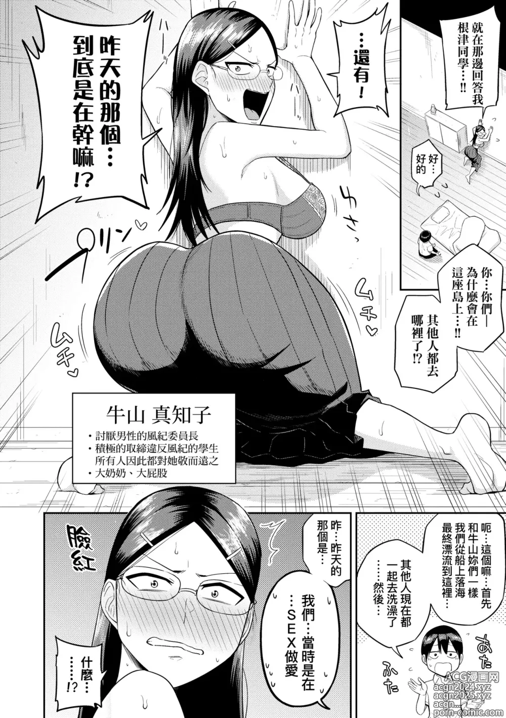 Page 45 of manga Mujintou de, SEX ni Kyoumi Shinshin na Dosukebe InCha Joshi-tachi to Harem Life (decensored)