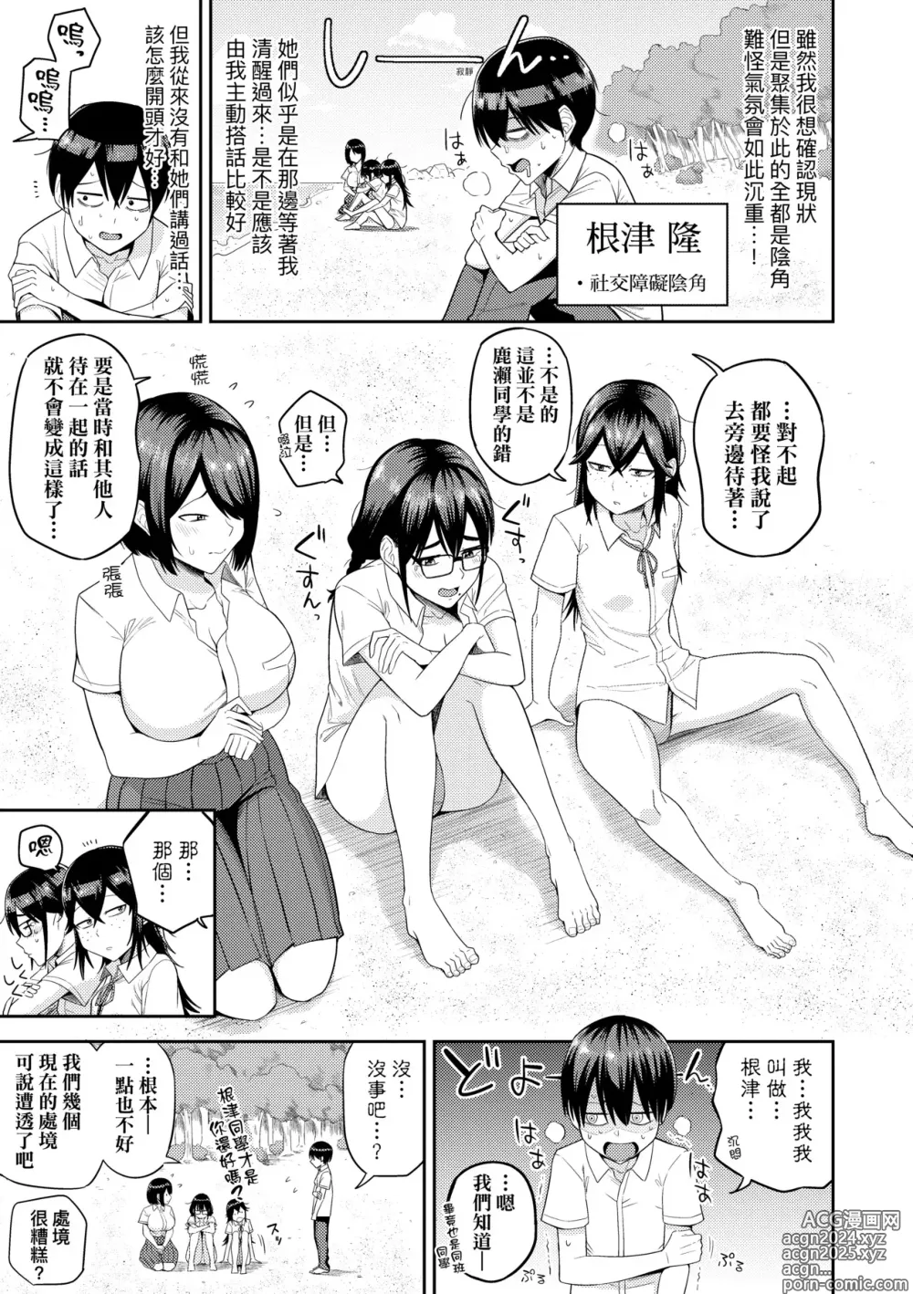 Page 8 of manga Mujintou de, SEX ni Kyoumi Shinshin na Dosukebe InCha Joshi-tachi to Harem Life (decensored)