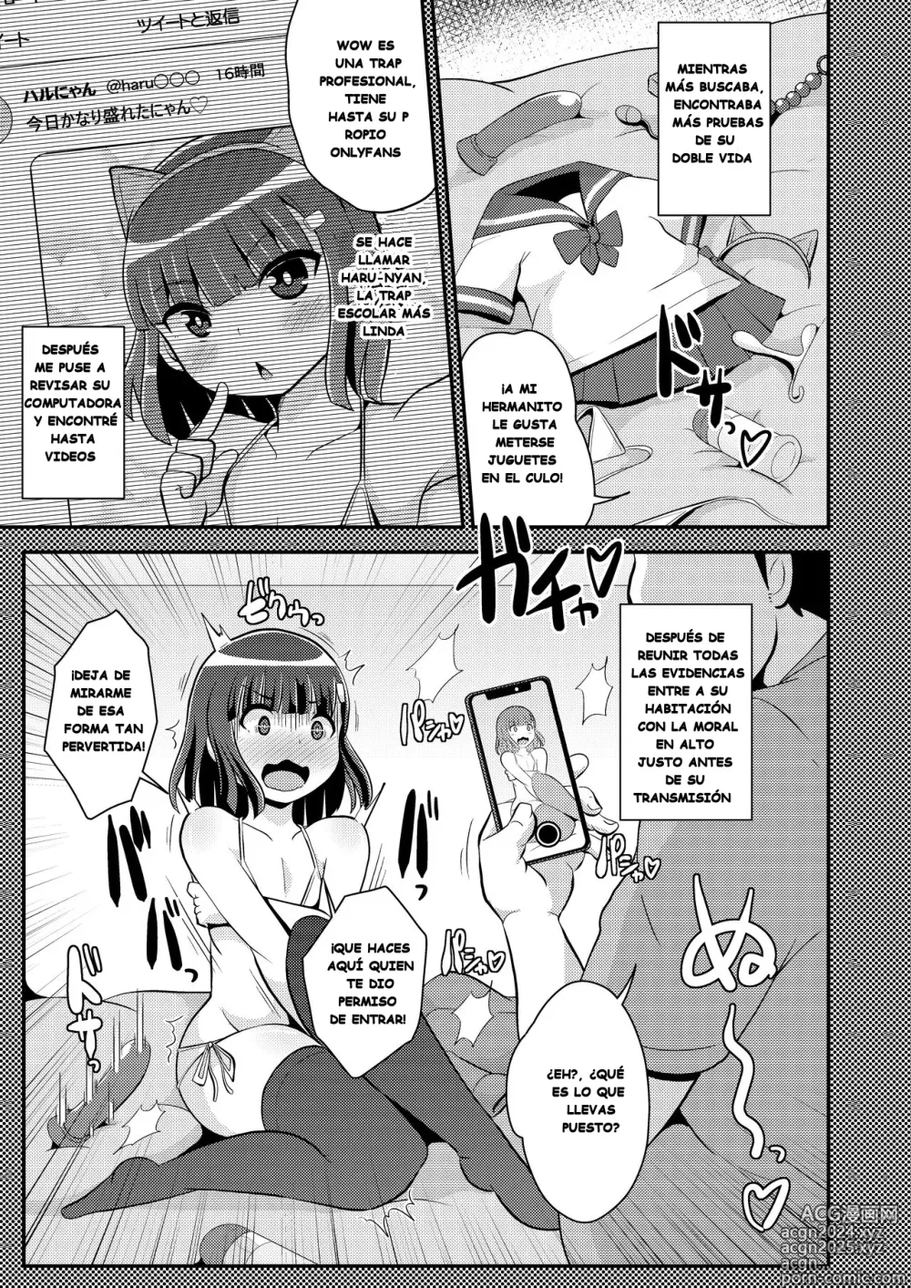 Page 4 of doujinshi A Book About How I Made My Cocky Little Brother My Bitch By Stirring Up His Prostate