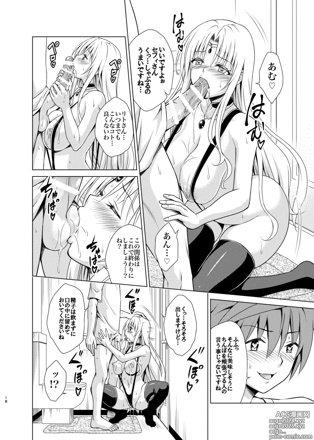 Page 17 of doujinshi Mesuinu Ouhi