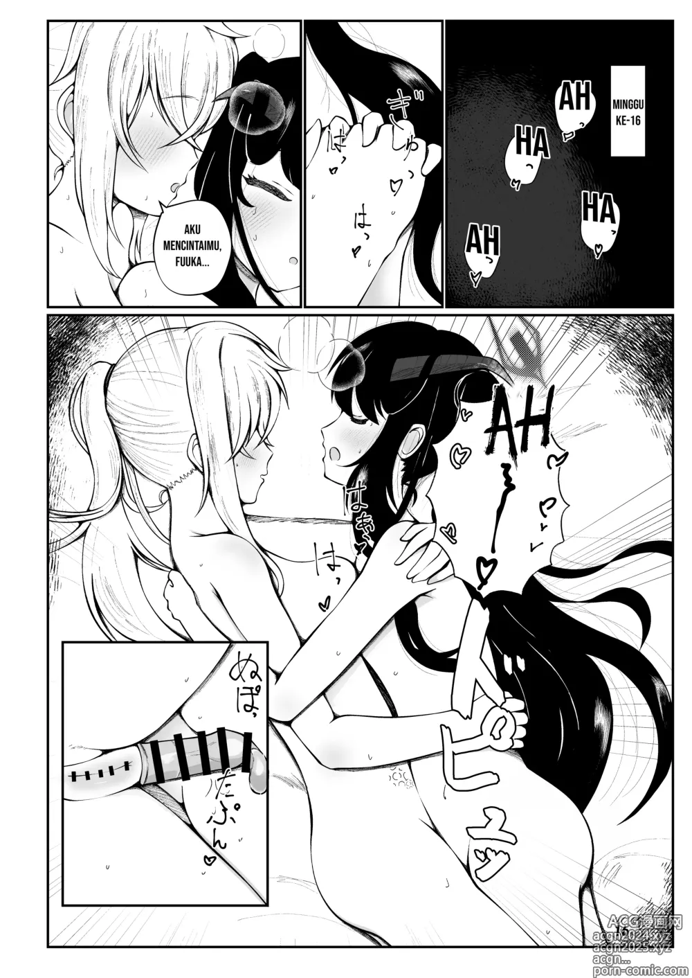 Page 15 of doujinshi Fuuka to san'nin, totsukitōka.