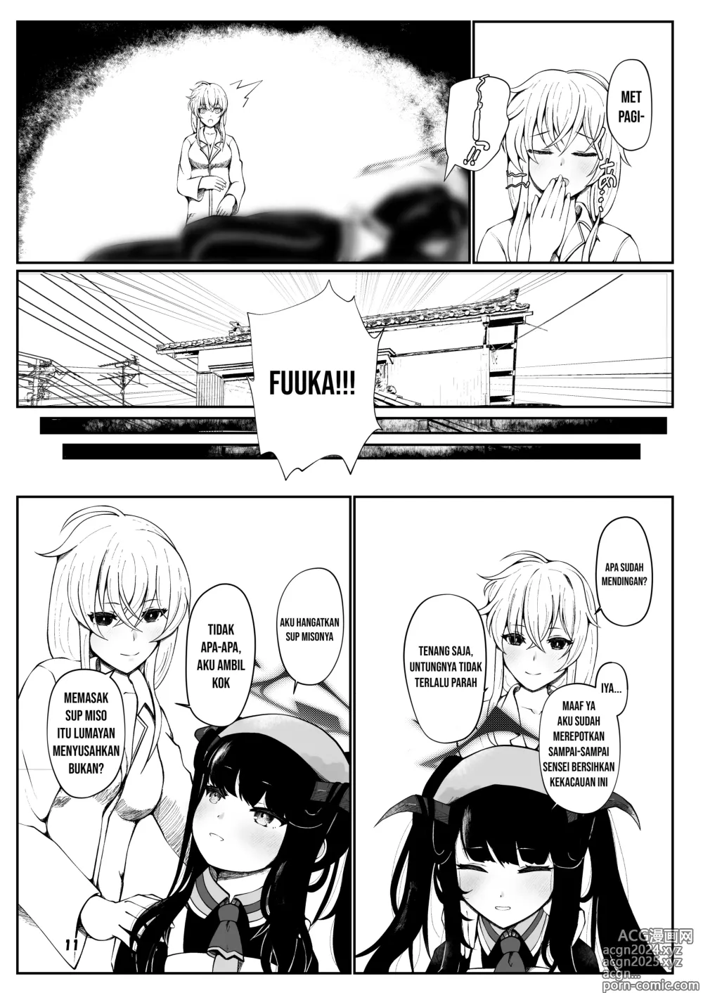 Page 10 of doujinshi Fuuka to san'nin, totsukitōka.