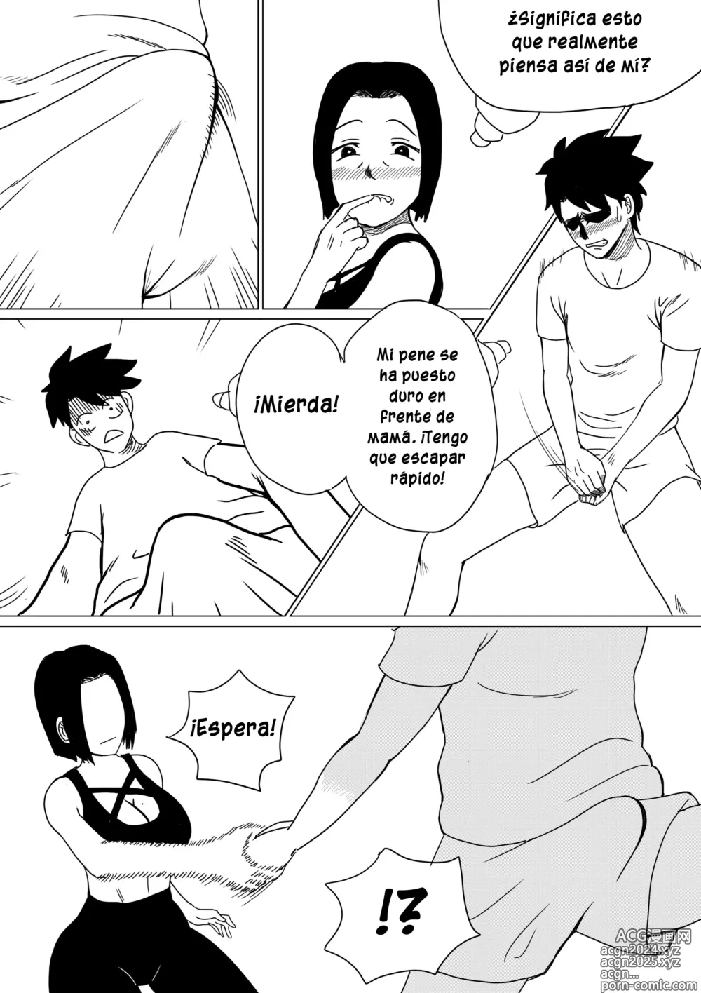 Page 7 of doujinshi Im in love with my mother - Prólogo