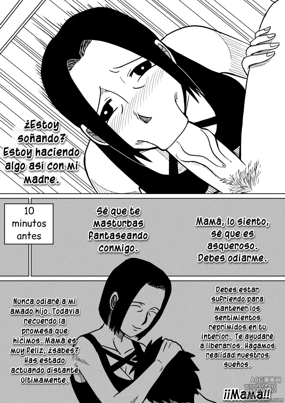 Page 9 of doujinshi Im in love with my mother - Prólogo