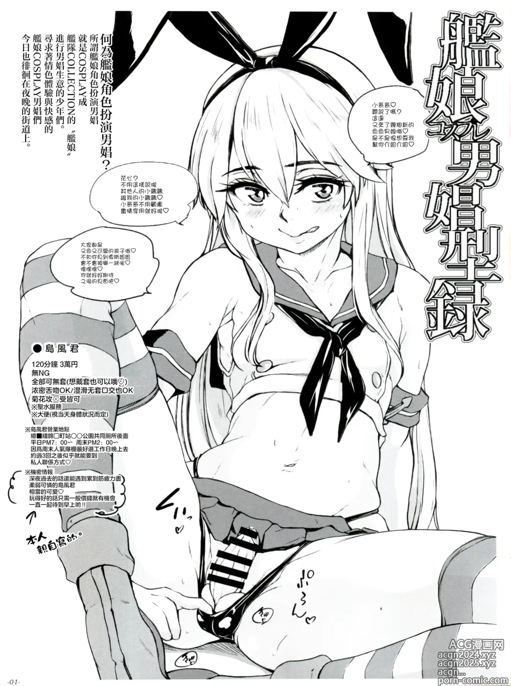 Page 3 of doujinshi Chincolle Kanmusu Cosplay Danshou Catalog