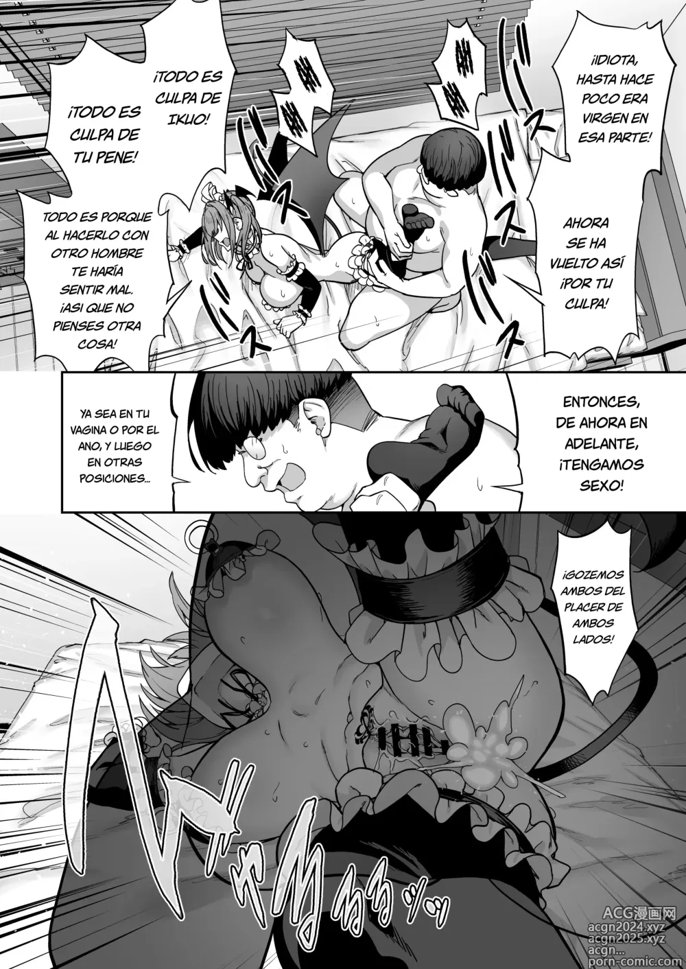 Page 25 of doujinshi El caso en el que castigué a una chica descarada convirtiéndola en una súcubo Parte 2