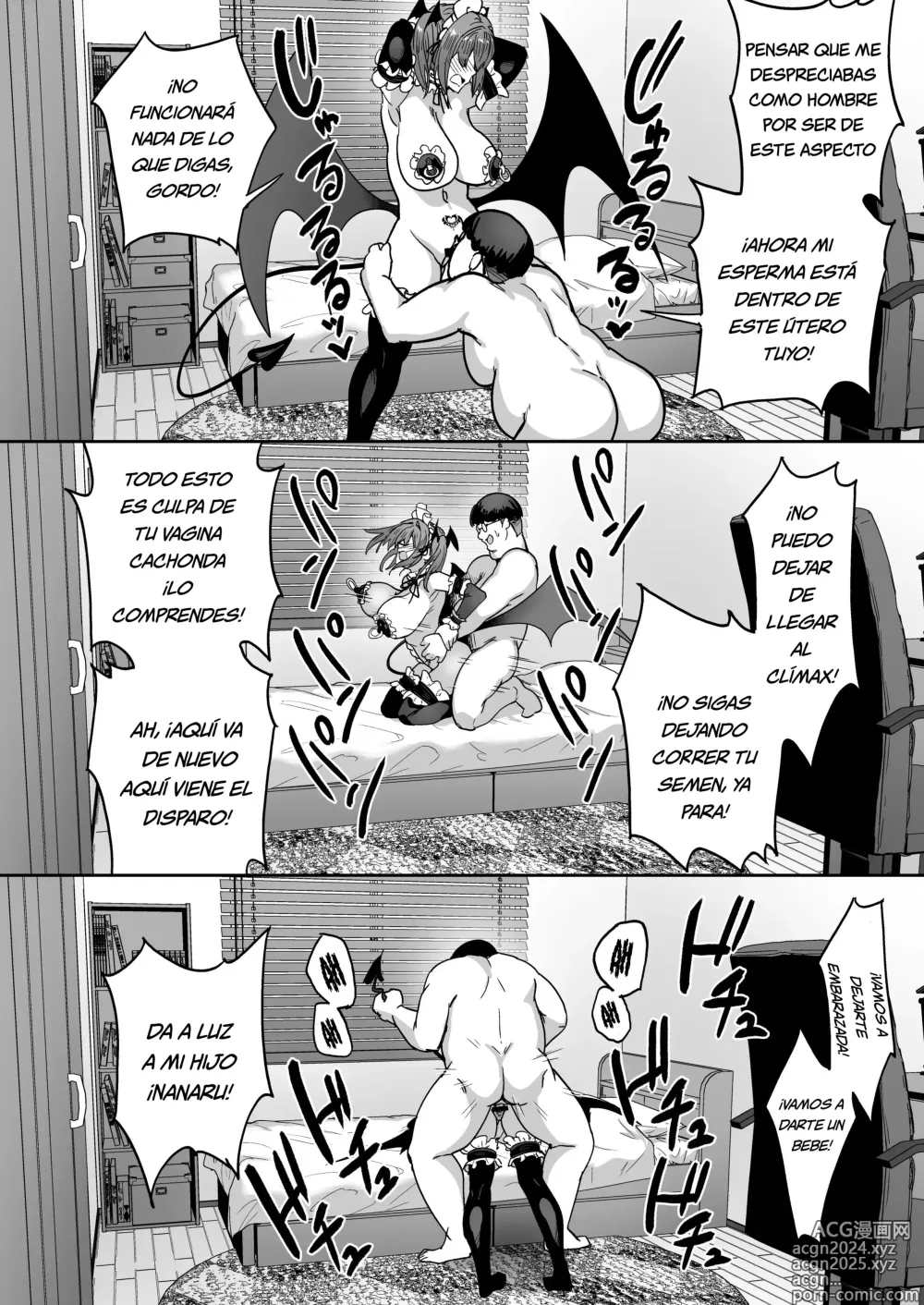 Page 33 of doujinshi El caso en el que castigué a una chica descarada convirtiéndola en una súcubo Parte 2