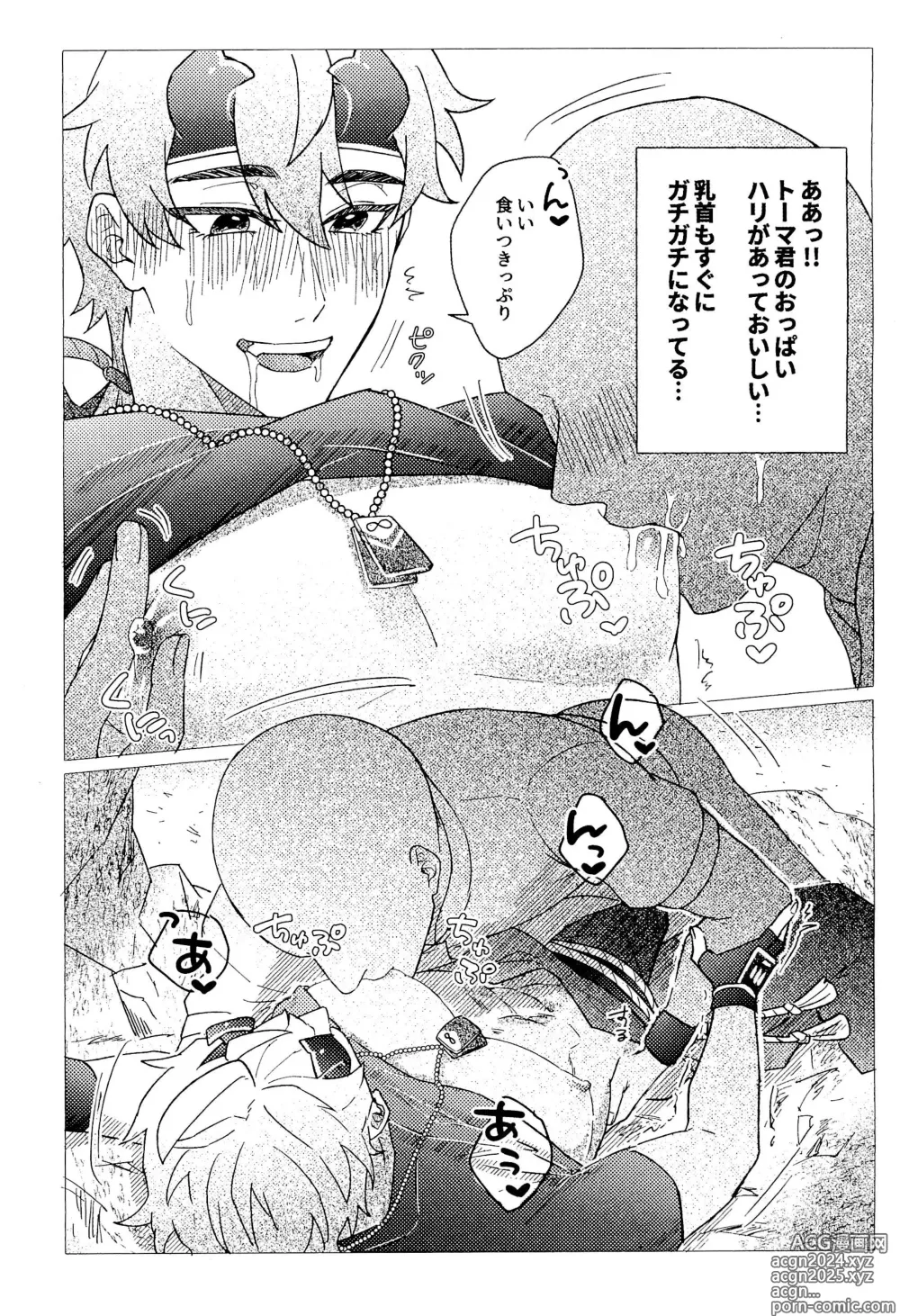 Page 13 of doujinshi Thoma-kun to Ecchi na Himegoto