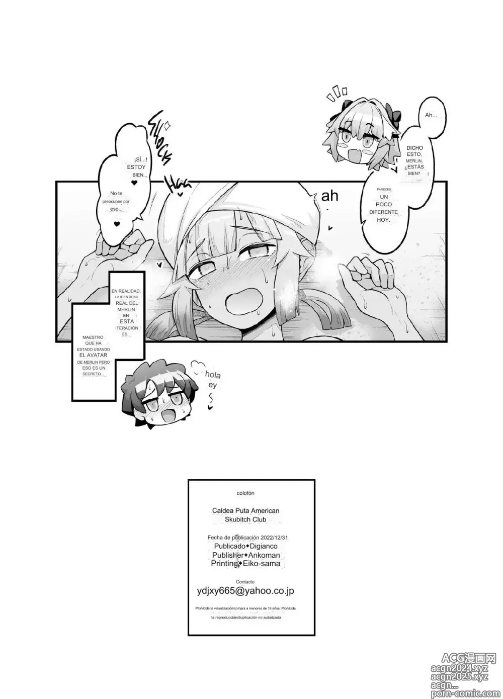 Page 30 of doujinshi Las perras de Chaldea