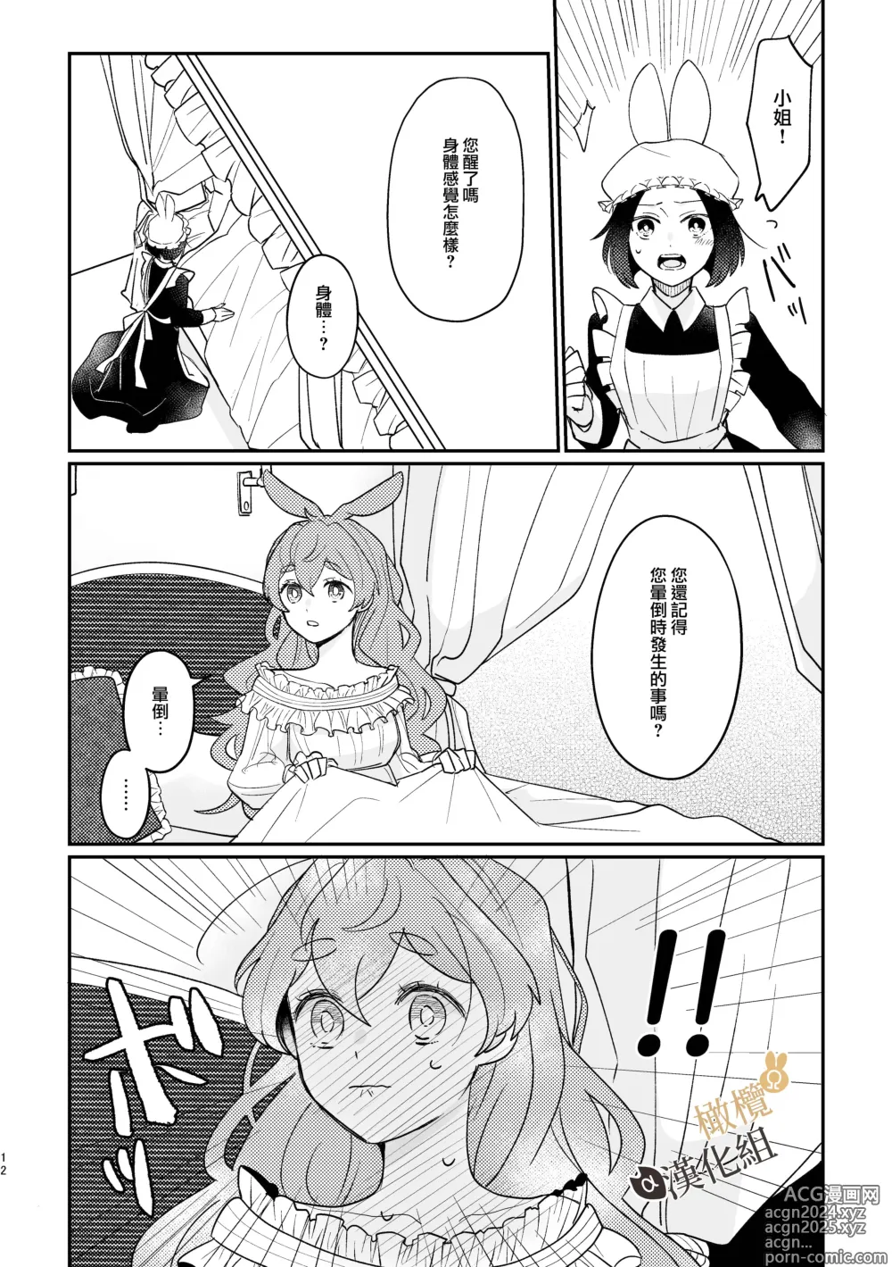 Page 12 of doujinshi Ω兔子小姐和ɑ狼少爷