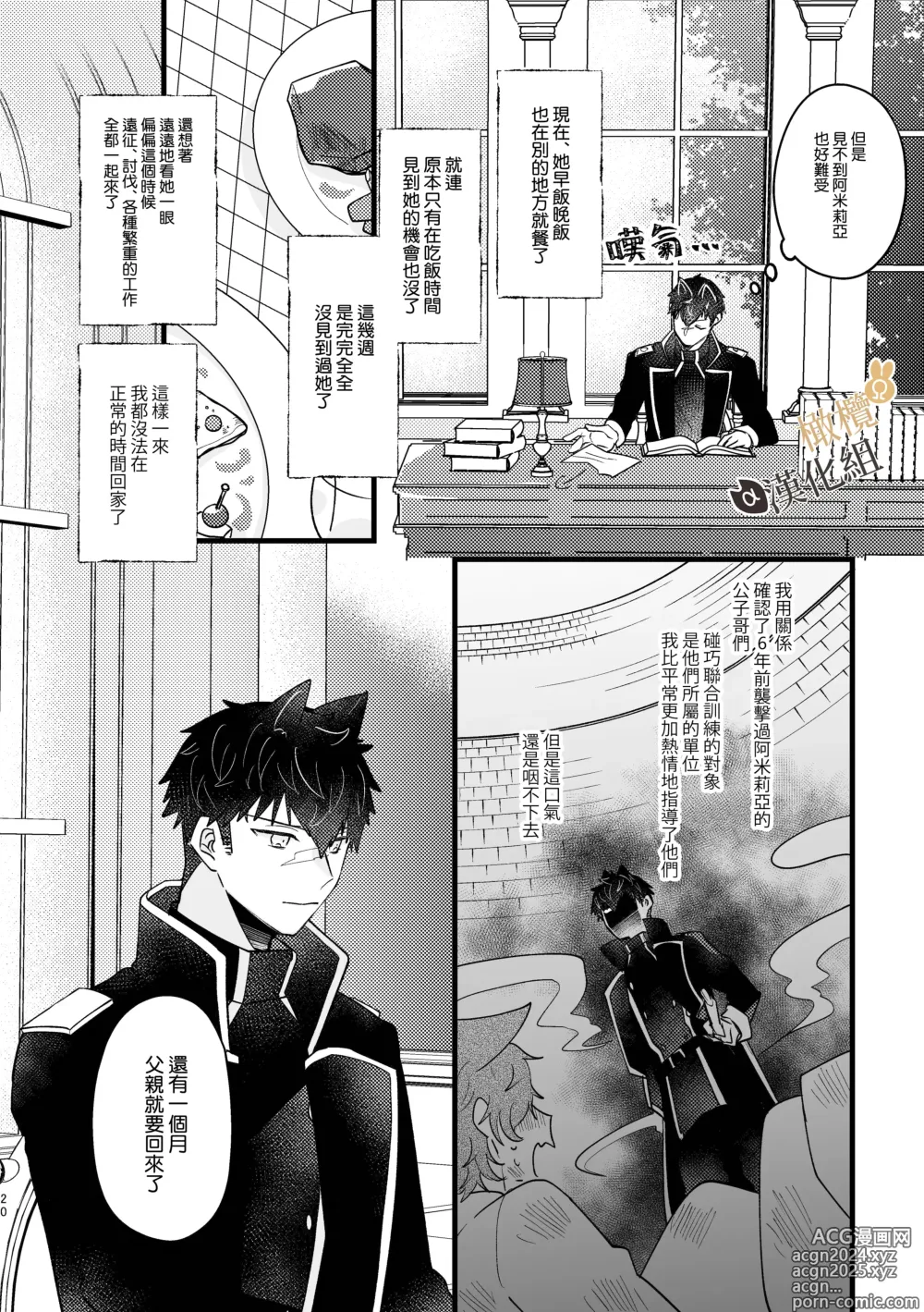 Page 20 of doujinshi Ω兔子小姐和ɑ狼少爷