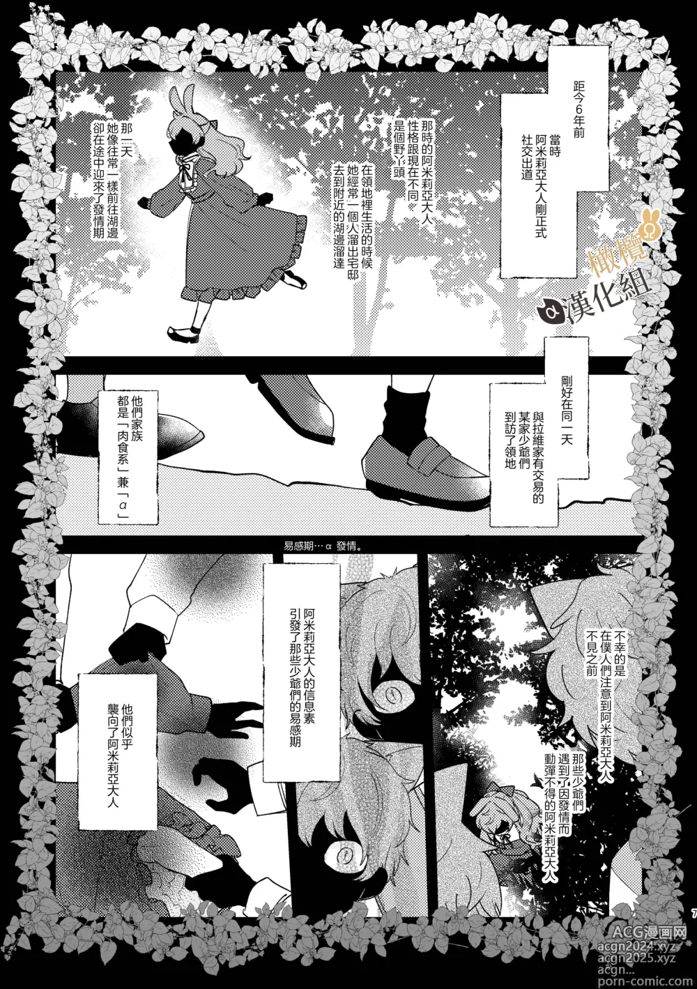 Page 7 of doujinshi Ω兔子小姐和ɑ狼少爷