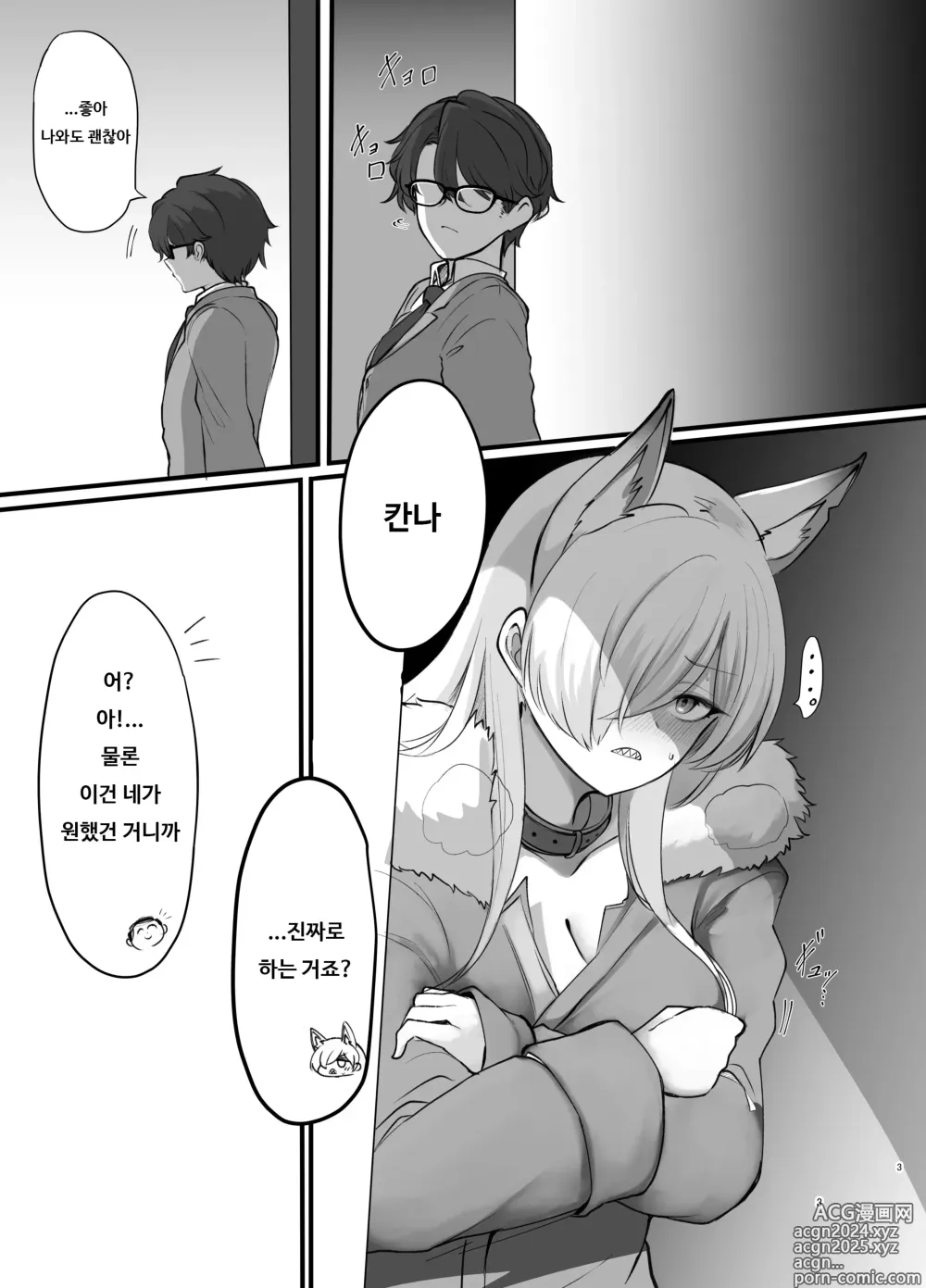 Page 3 of doujinshi 광견의 심야산책