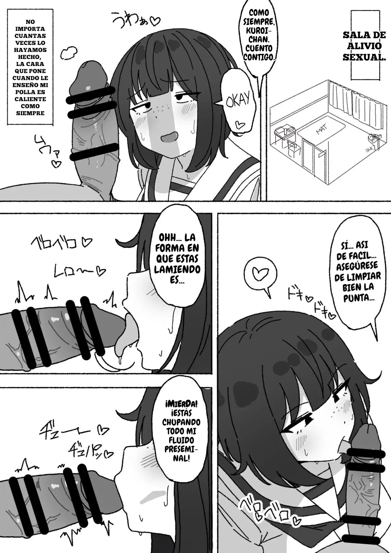 Page 6 of doujinshi Soy el único de la clase que está utilizando a la impopular alivio sexual del personal de servicio, kuroh-chan.