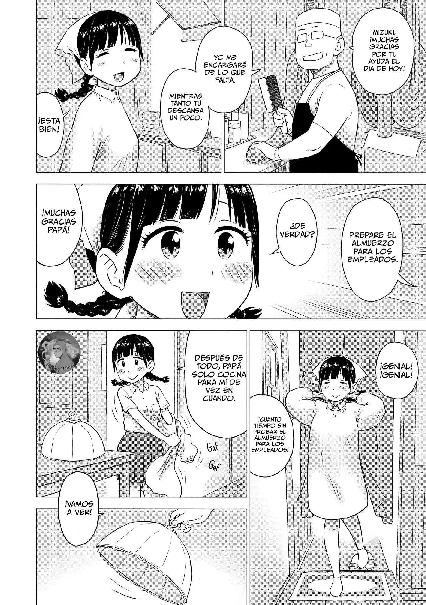 Page 2 of manga ¡Mizuki, La Empleada De La Tienda De Copas De Avión! Capitulo 2