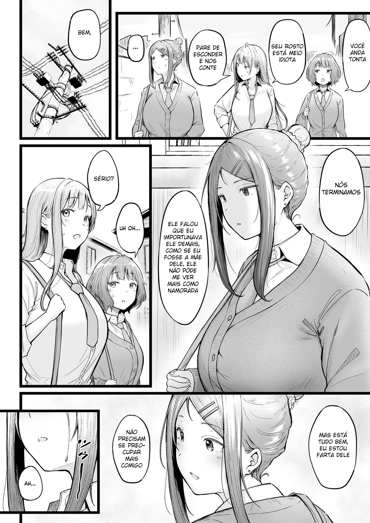 Page 4 of doujinshi Joshiryou Kanrinin no Boku wa Gal Ryousei ni Furimawasarete masu 3