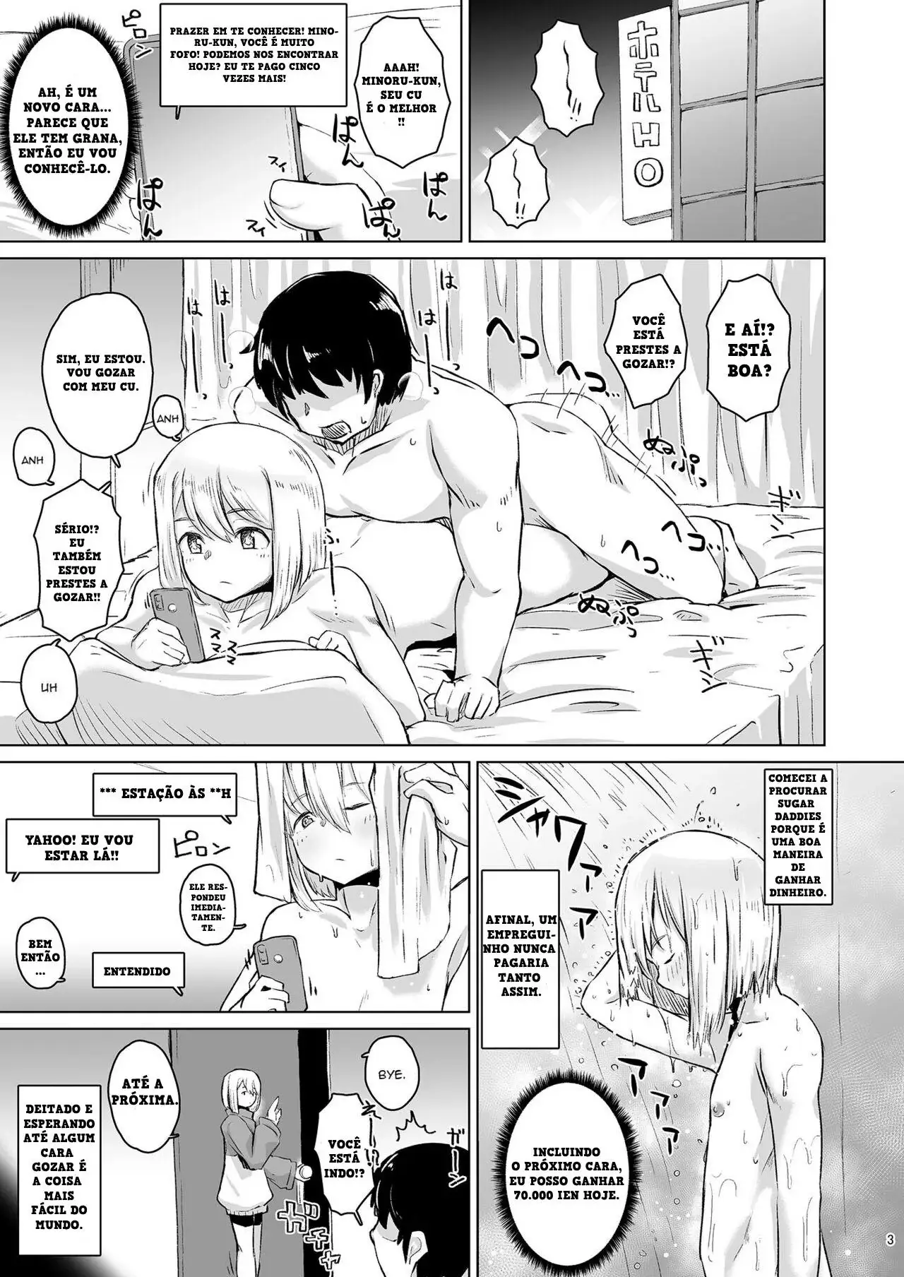 Page 2 of doujinshi Papa Katsu o Name Kitta Otokonoko Mesu Ochi Muryou Ketsumanko