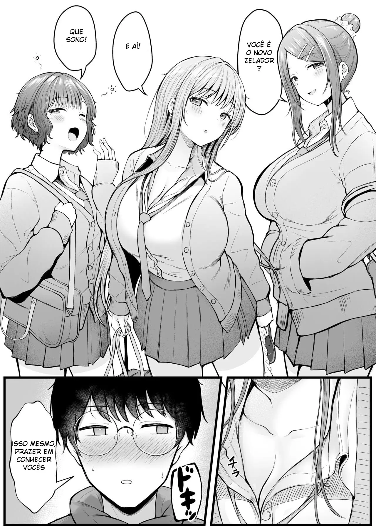 Page 4 of doujinshi Joshiryou Kanrinin no Boku wa Gal Ryousei ni Furimawasarete masu