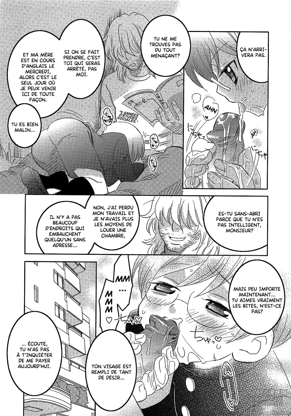 Page 7 of manga Sous le pont