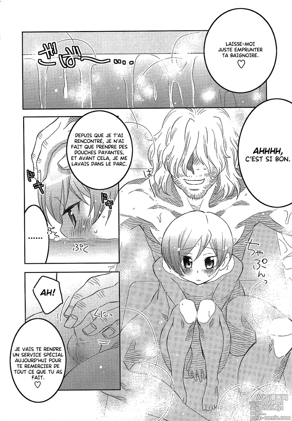 Page 8 of manga Sous le pont