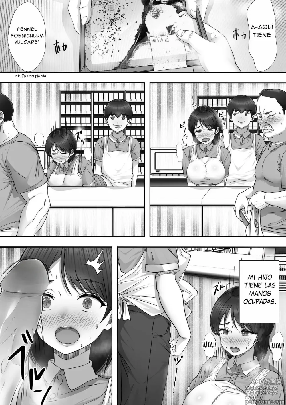 Page 22 of doujinshi La Historia de Cómo Tuve Sexo con mi Madre en su Trabajo de Medio Tiempo (decensored)