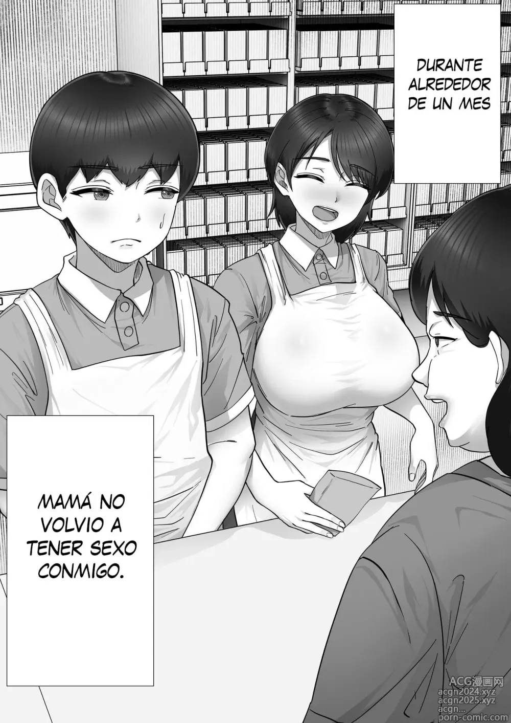 Page 32 of doujinshi La Historia de Cómo Tuve Sexo con mi Madre en su Trabajo de Medio Tiempo (decensored)