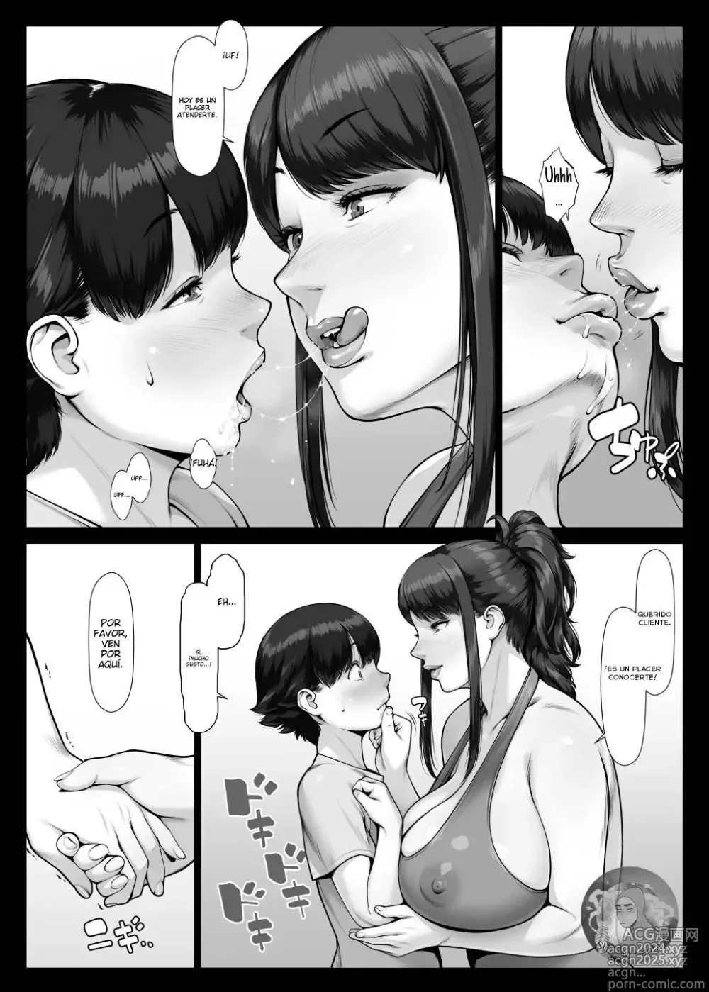 Page 14 of doujinshi Mi primera vez fue con una voluptuosa dama de compañía mayor