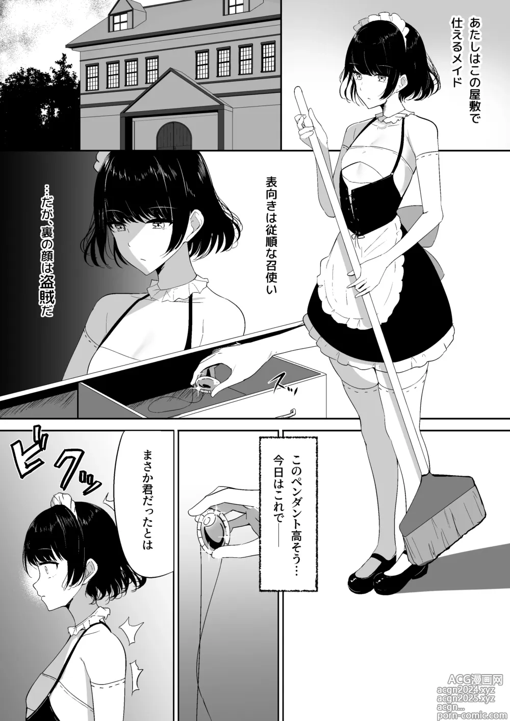 Page 3 of doujinshi Chiku Ochi 2 ~Touzoku Maid-hen~