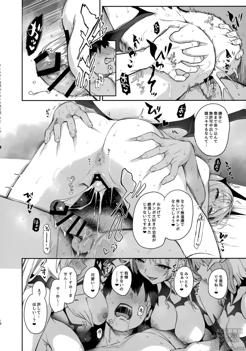 Page 17 of doujinshi Succubus Seitokai Shiko Shiko Shikkoubu -  Succubus Student Fap Fap Executive Board