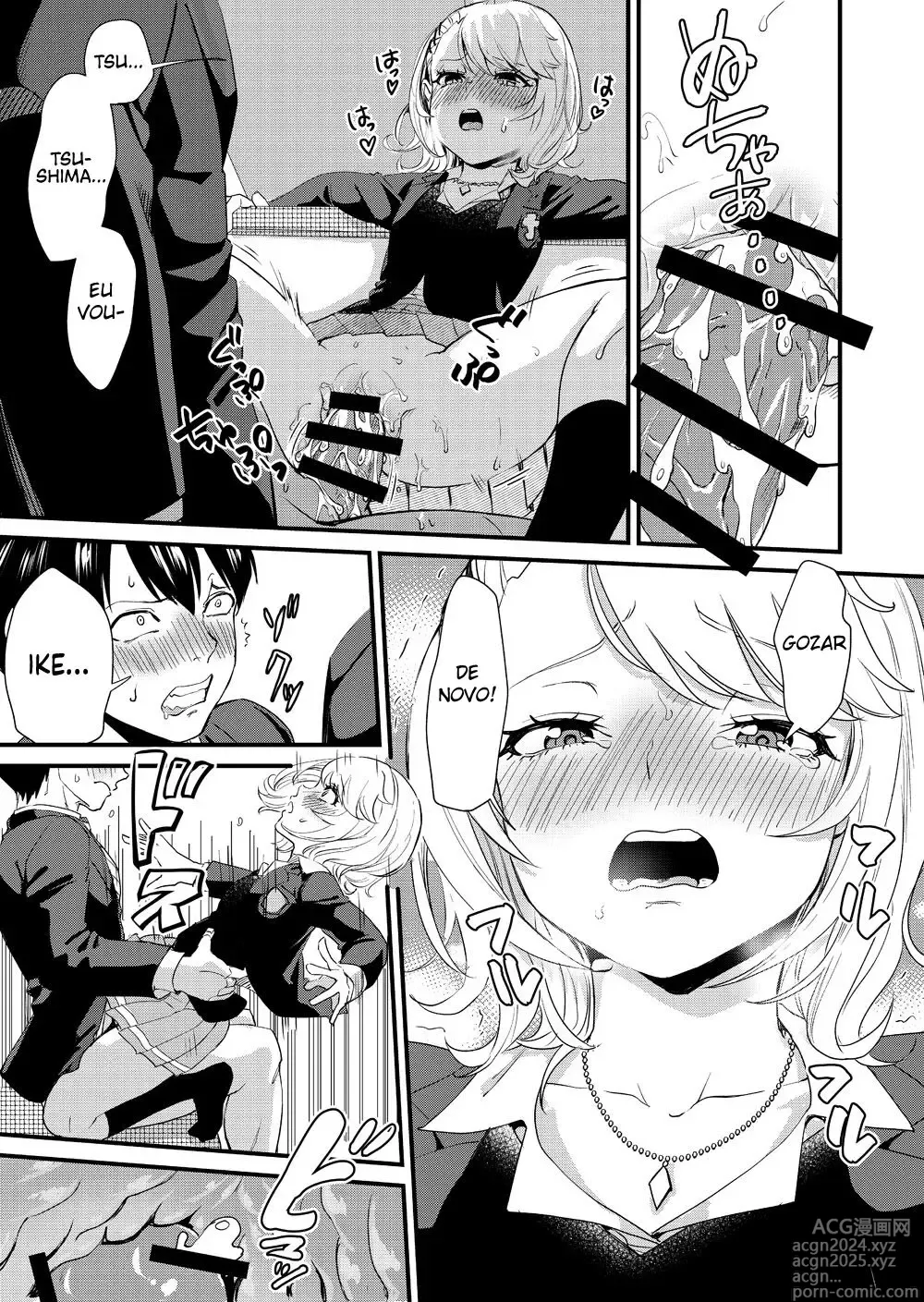 Page 33 of doujinshi A Garota Gyaru Está Gozando Dentro do Ônibus