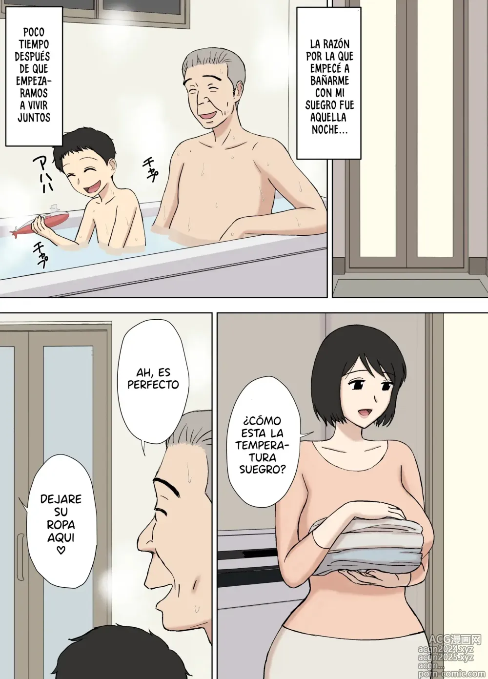 Page 2 of doujinshi Mi Esposa se Está Bañando con mi Padre... 2