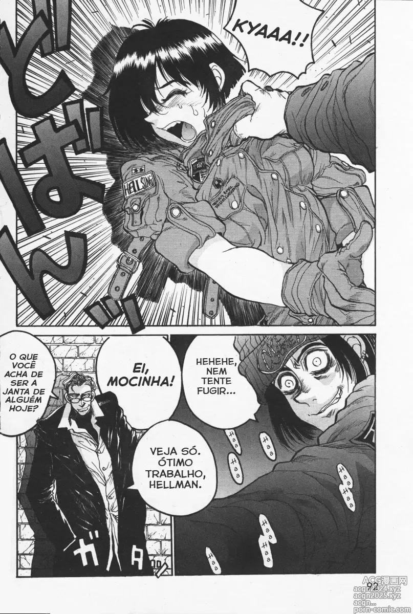 Page 2 of manga Hellsing. The Legends of a Vampire Hunter