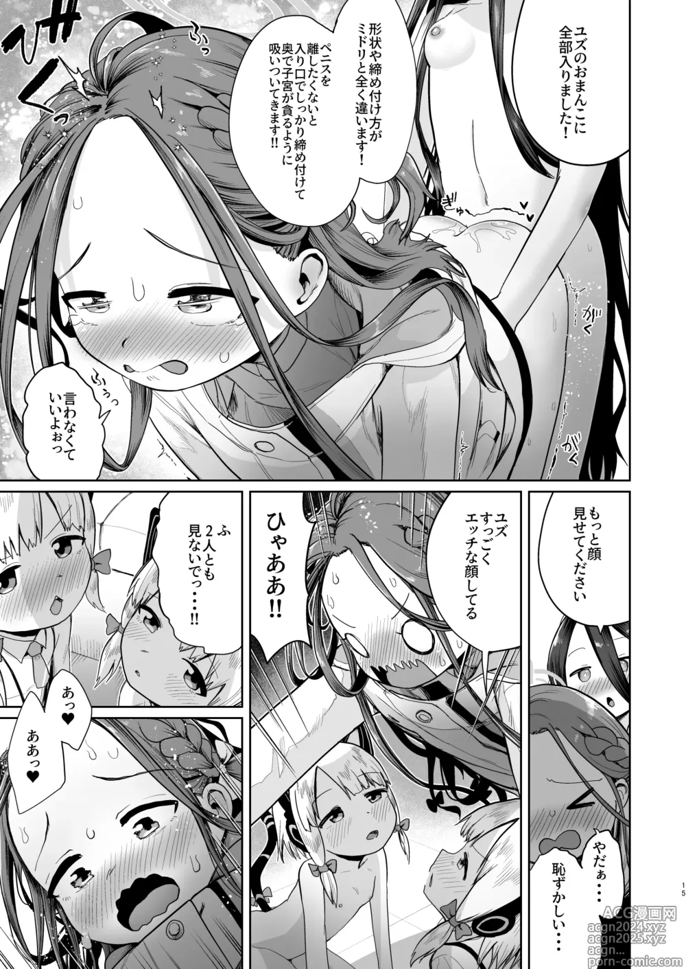 Page 14 of doujinshi Alice wa Hikari no Ken o Te ni Ireta!!