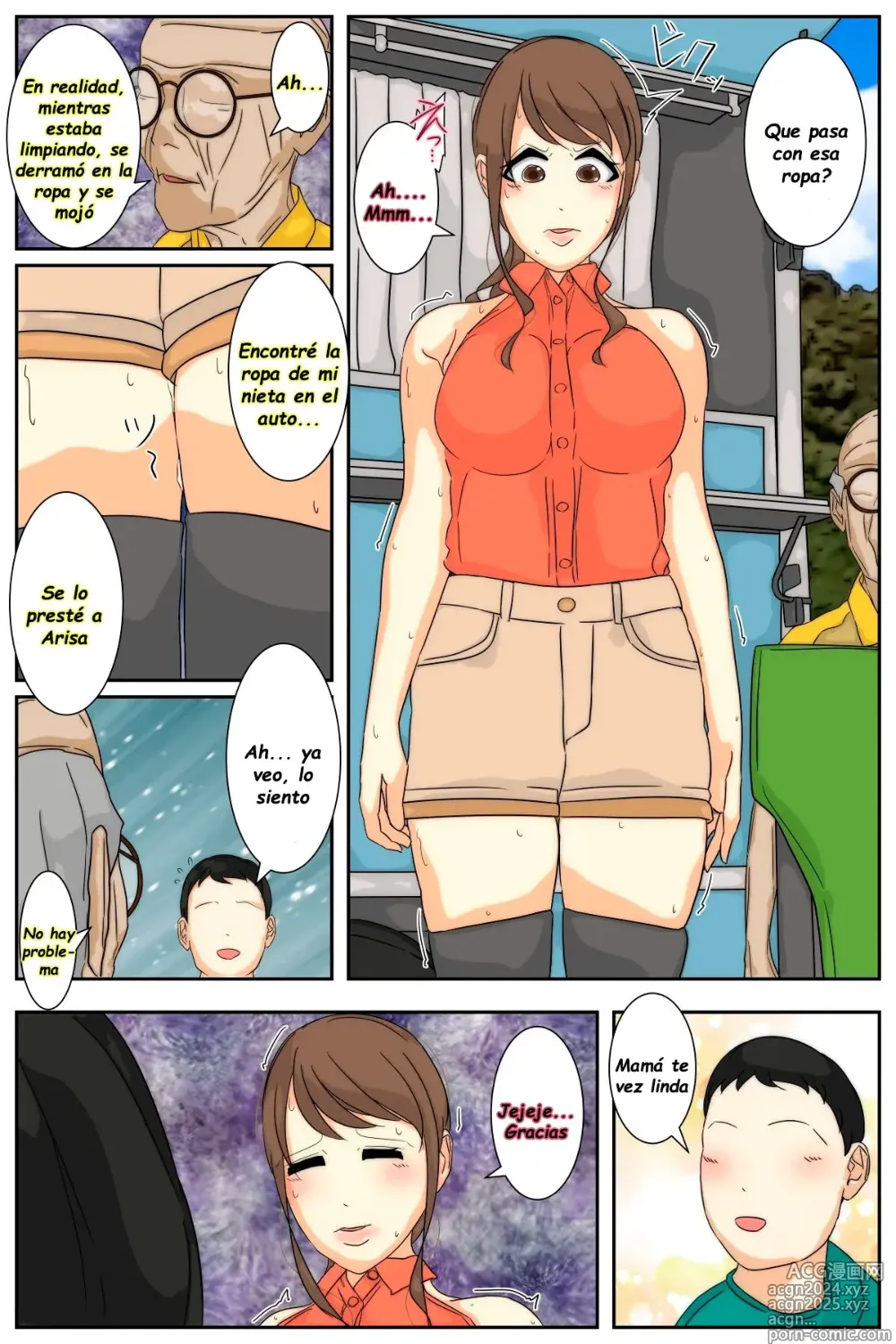 Page 17 of doujinshi Boku no Mama ga Ojii-chan Ichimi ni Yaritai Houdai Sareta