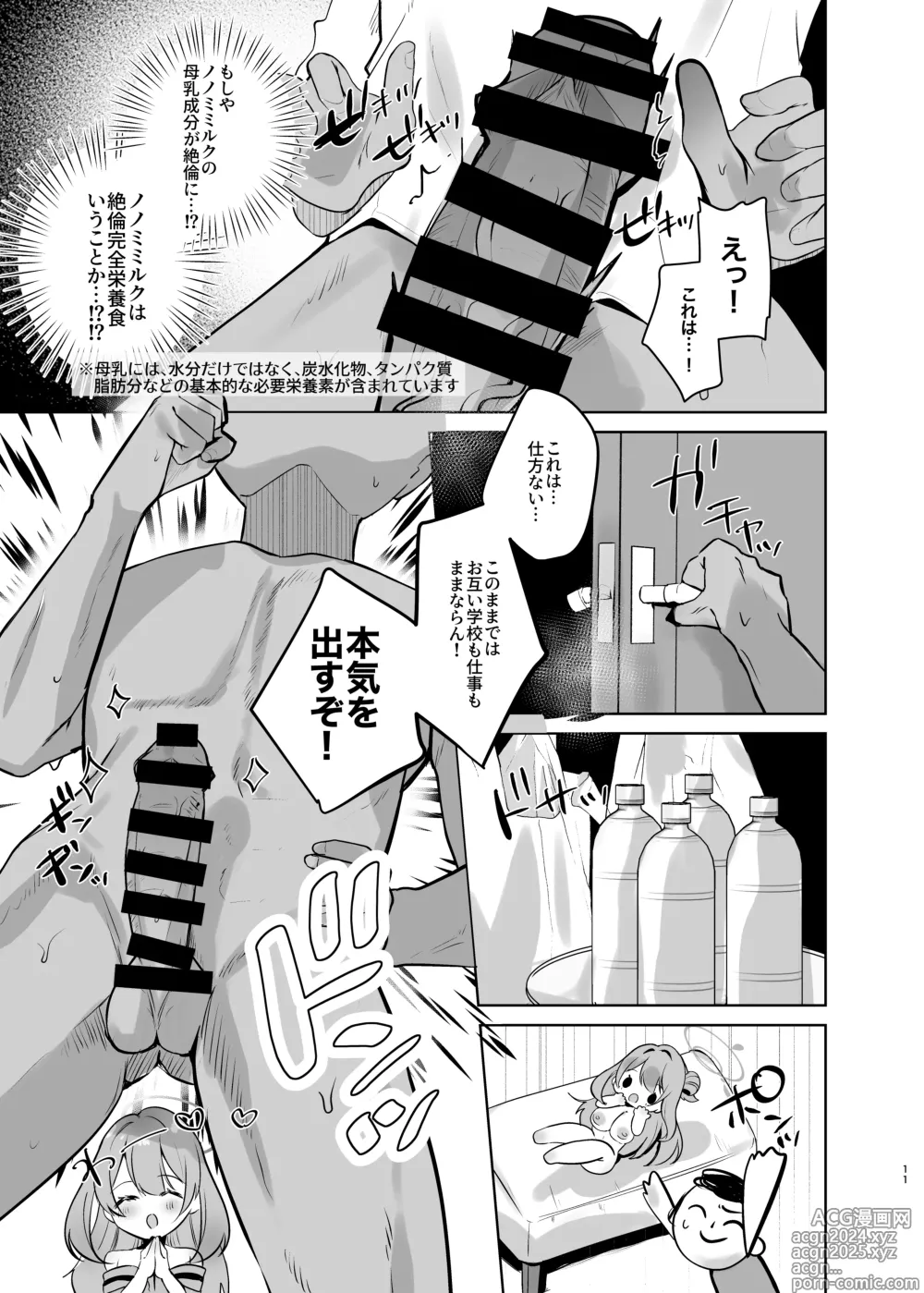 Page 10 of doujinshi Sensei! Oppai ga Tomarimasen!