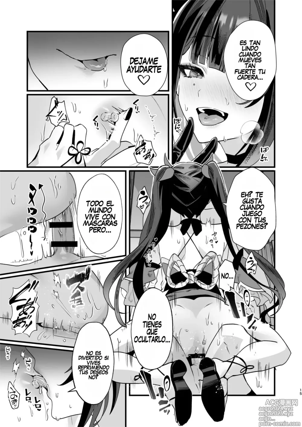 Page 14 of doujinshi ¿Qué tal si Hacemos Algo Bueno?