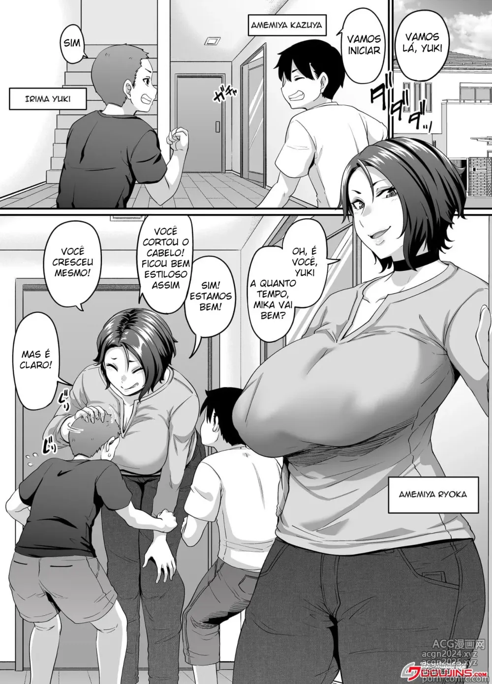 Page 2 of doujinshi Uma Jovem Mãe é Encantada Pelo Amigo (Íncubo →) De Seu Filho e se Torna Sua Vadia