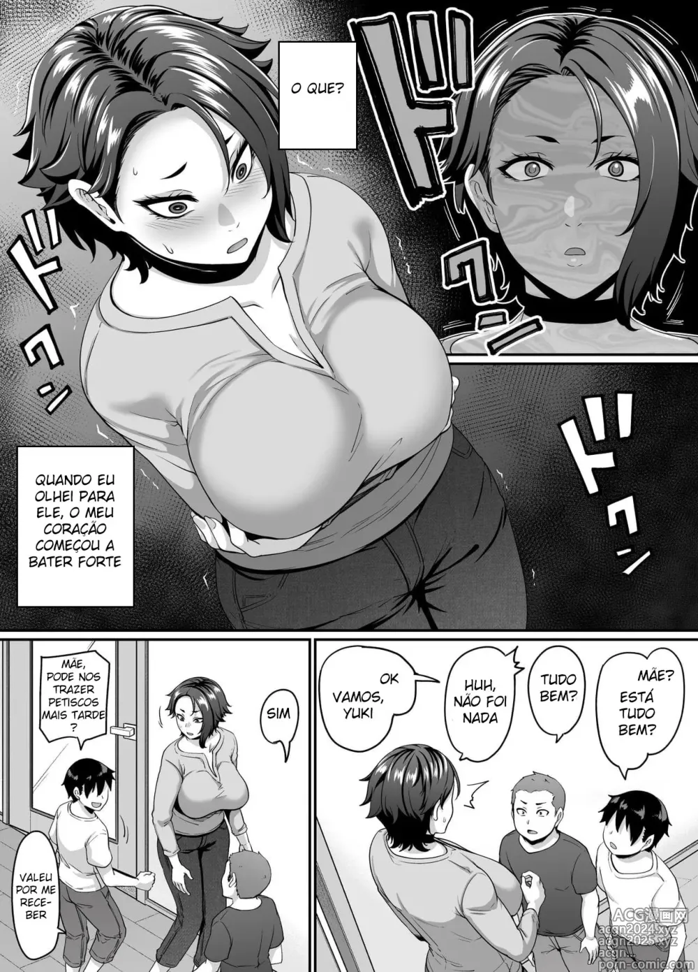 Page 4 of doujinshi Uma Jovem Mãe é Encantada Pelo Amigo (Íncubo →) De Seu Filho e se Torna Sua Vadia