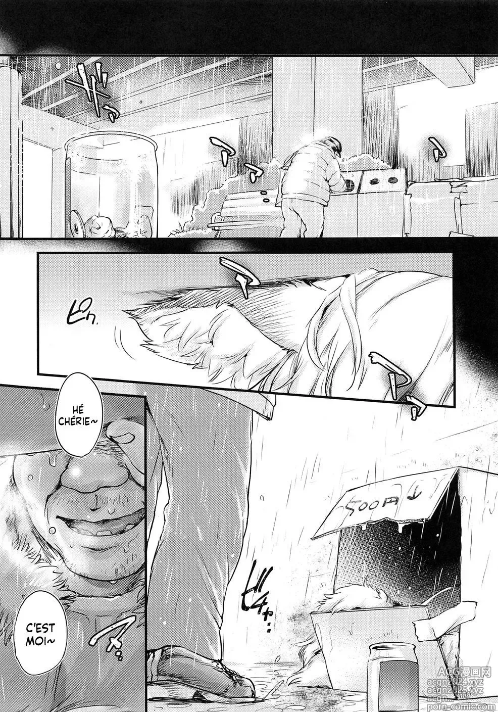 Page 5 of doujinshi Homeless Yakumo Ran VS Rojou Seikatsusha Shuudan