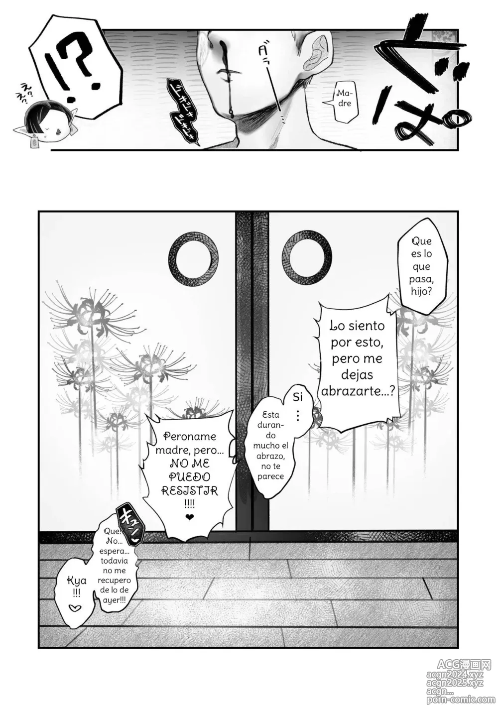 Page 70 of doujinshi Bakunyuu Muchimuchi Oni Mama, Mouja no Musuko to Honki Koubi.