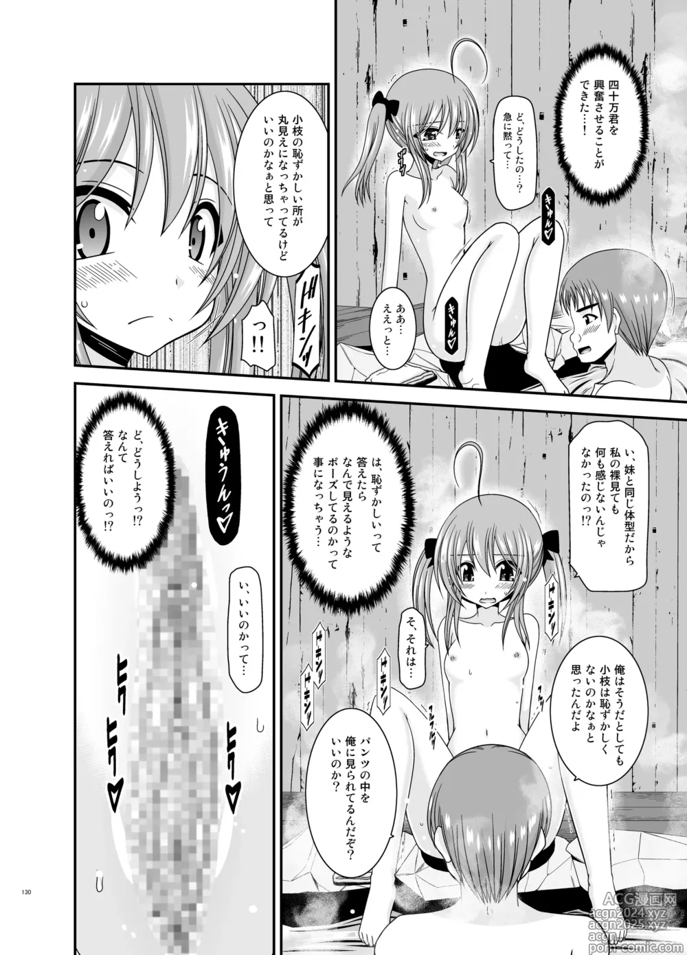 Page 130 of doujinshi Roshutsu Shoujo Nikki Soushuuhen 4 Satsume